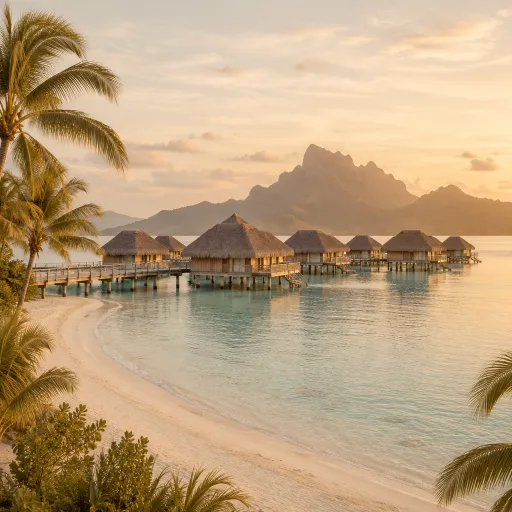 Where to stay by the most beautiful beaches in Bora Bora, Tahiti