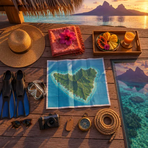 How a Moorea map elevates your overwater villa stay in French Polynesia