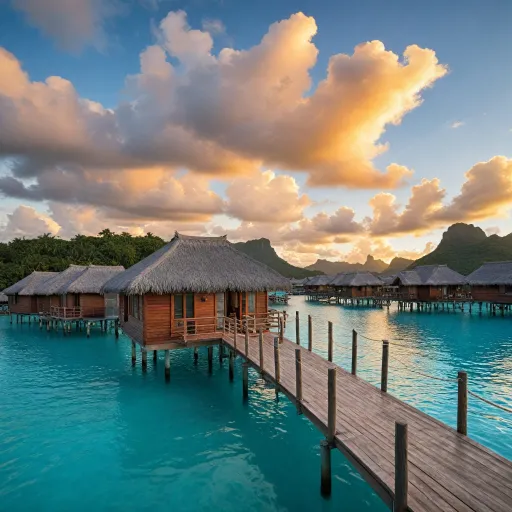 Experience the ultimate in relaxation with overwater villa suites in Bora Bora