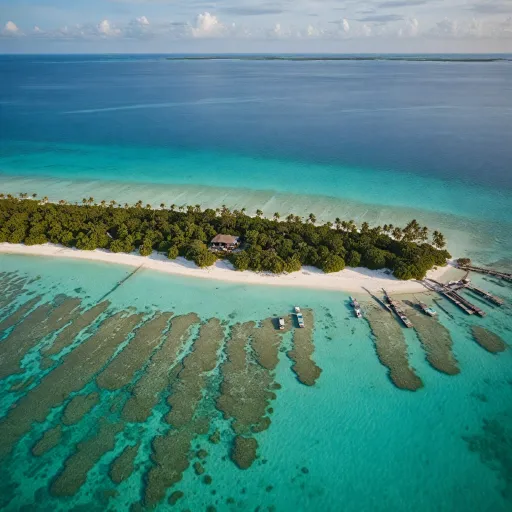 Coral caye serenity: a private island escape in belize for overwater villa lovers