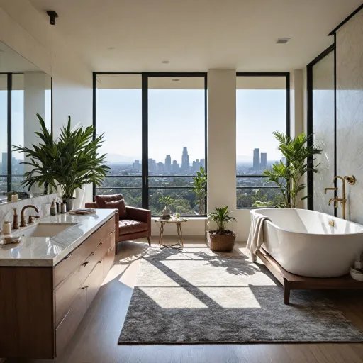 Elegant 2 bedroom hotel suites in Los Angeles for refined urban stays