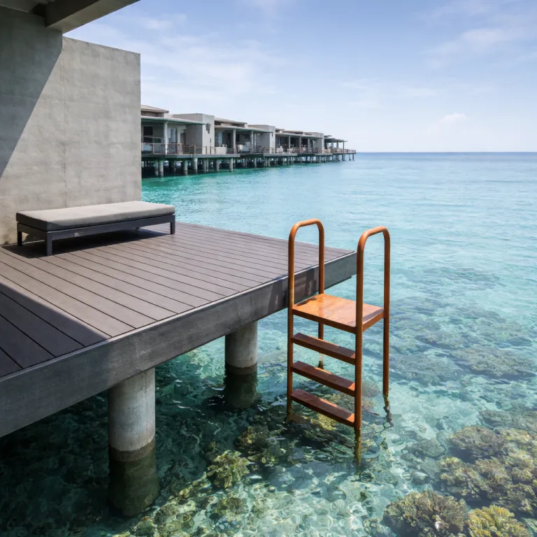 Reef Access From Your Villa Deck: Where You Descend Into the Marine Life