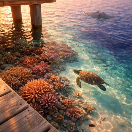 What Lives Under Your Overwater Villa: A Marine Life Guide by Destination